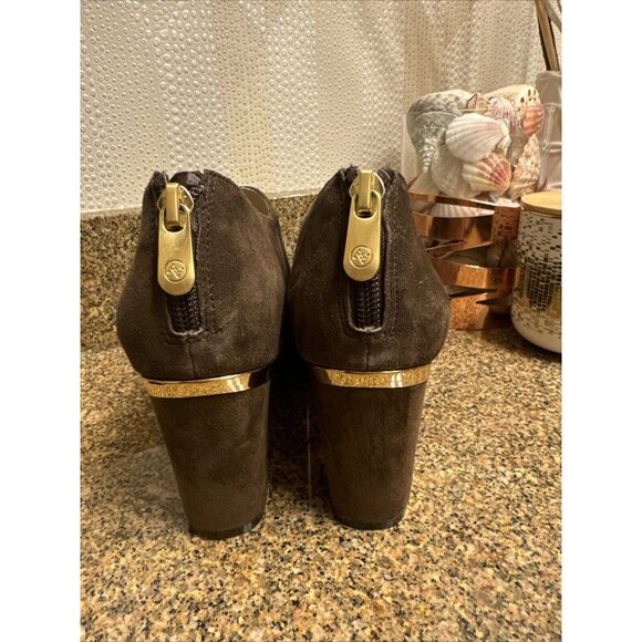 Adrienne‎ Vittadini Women's •Katana• Brown Suede Bootie 8M - Picture 6 of 8